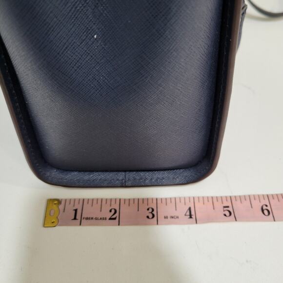 Michael Kors Sofia North South Satchel Crossbody Textured Floral With Gold - Picture 14 of 16